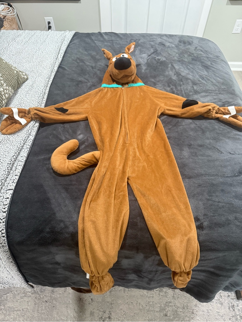 Rubies Scooby-Doo Plush Costume Brown Cartoon Dog Unisex Child  Sz S